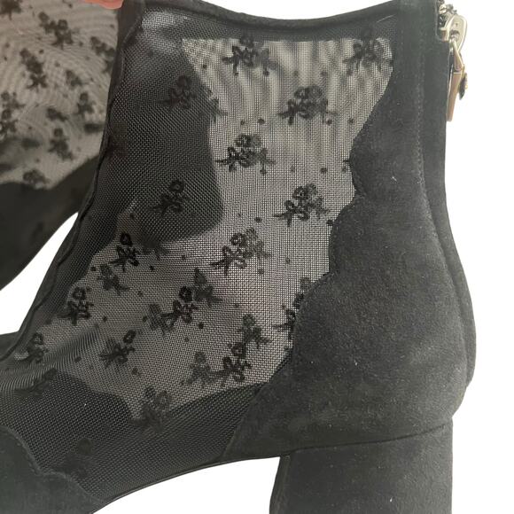 Coach Skyler Ankle Bootie With Tea Rose Mesh Size 8 - Picture 7 of 15